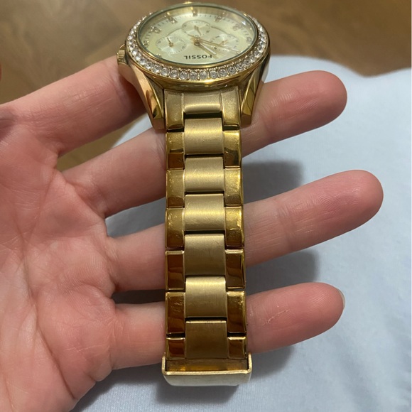 FOSSIL Riley Gold-Tone Stainless Steel Watch - Picture 5 of 5